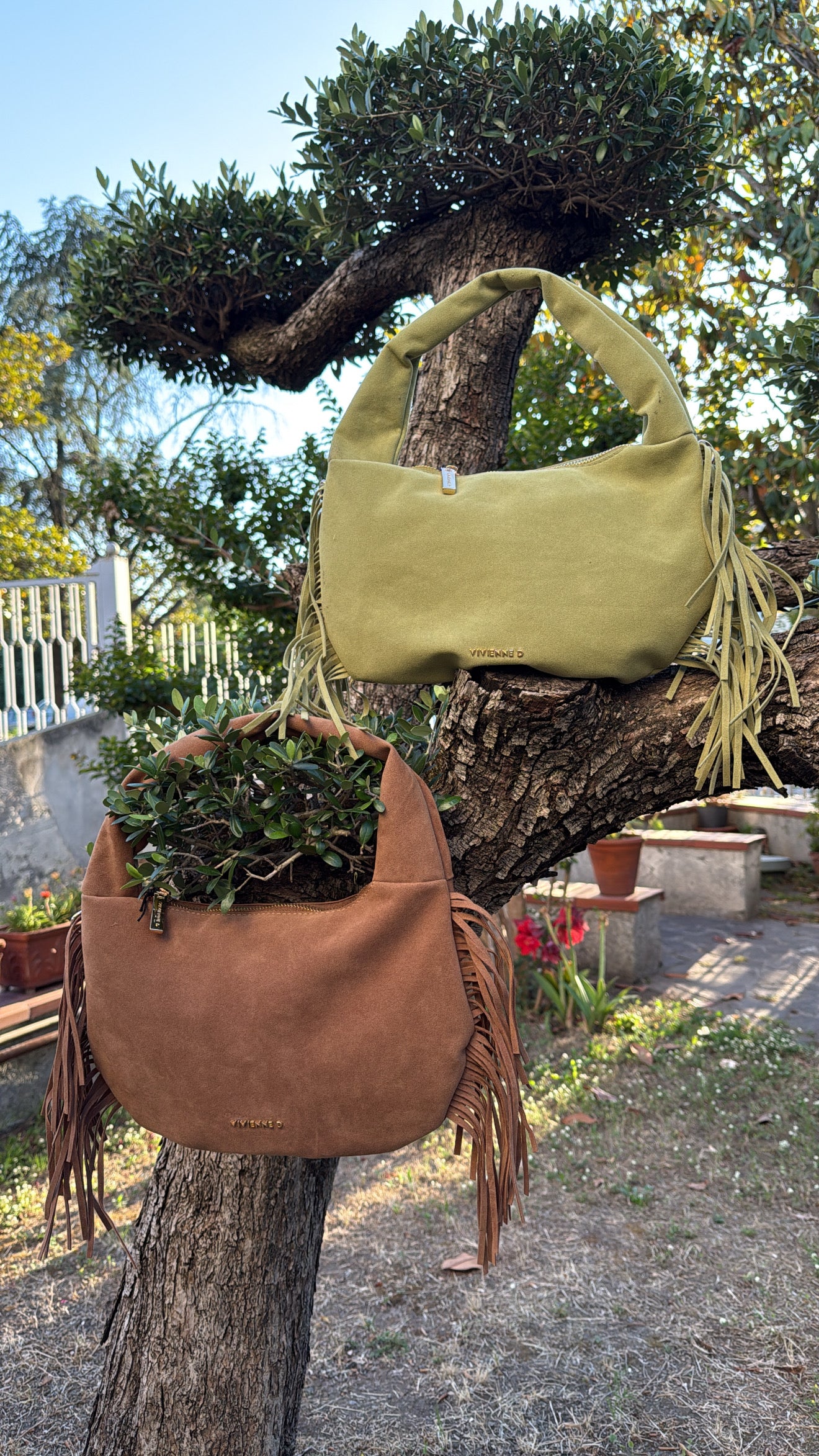 Borsa Vivienne D Frange Mini bag Boho VBO271