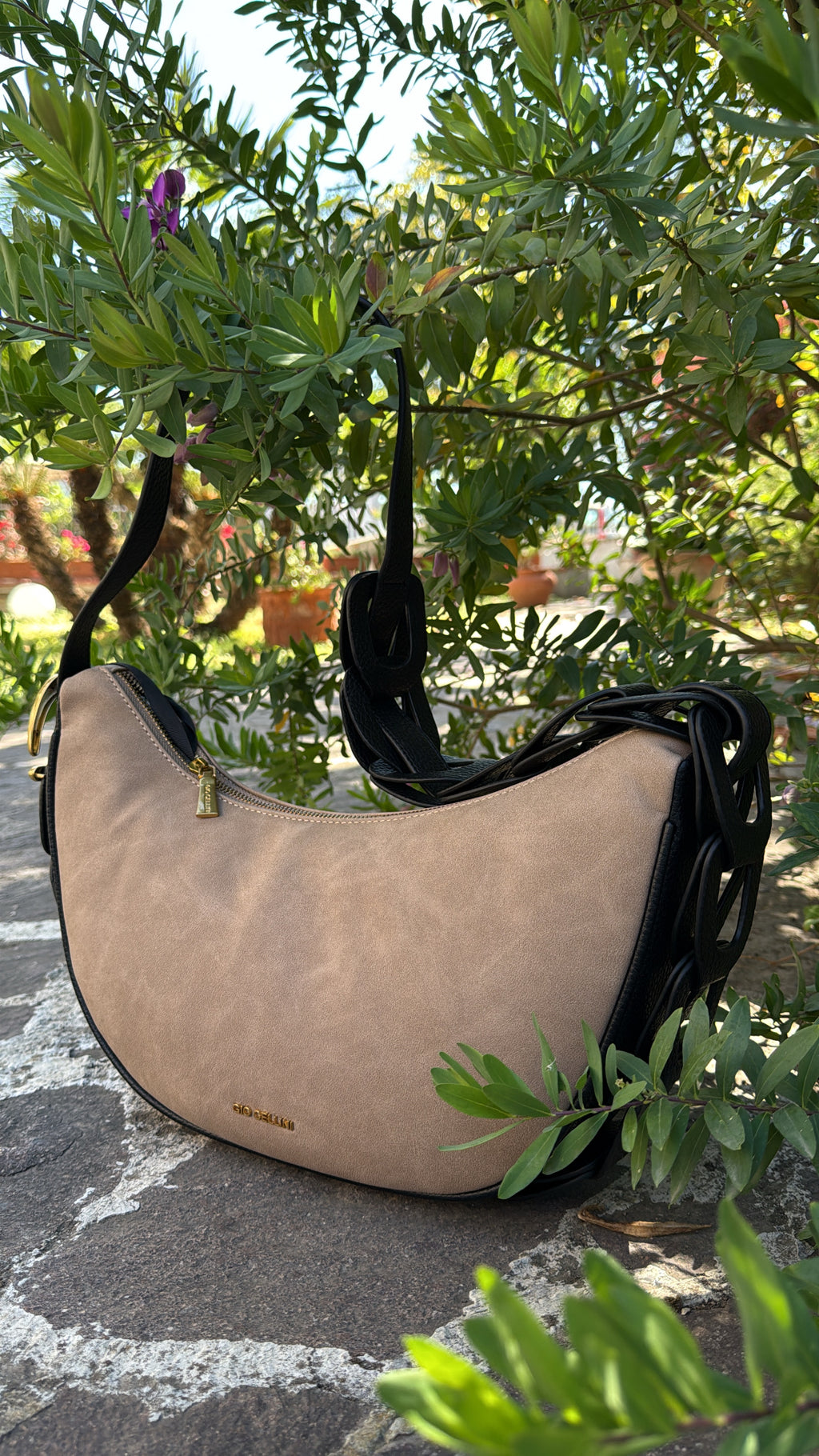 Borsa Gio Cellini MLuna Camoscio LL019