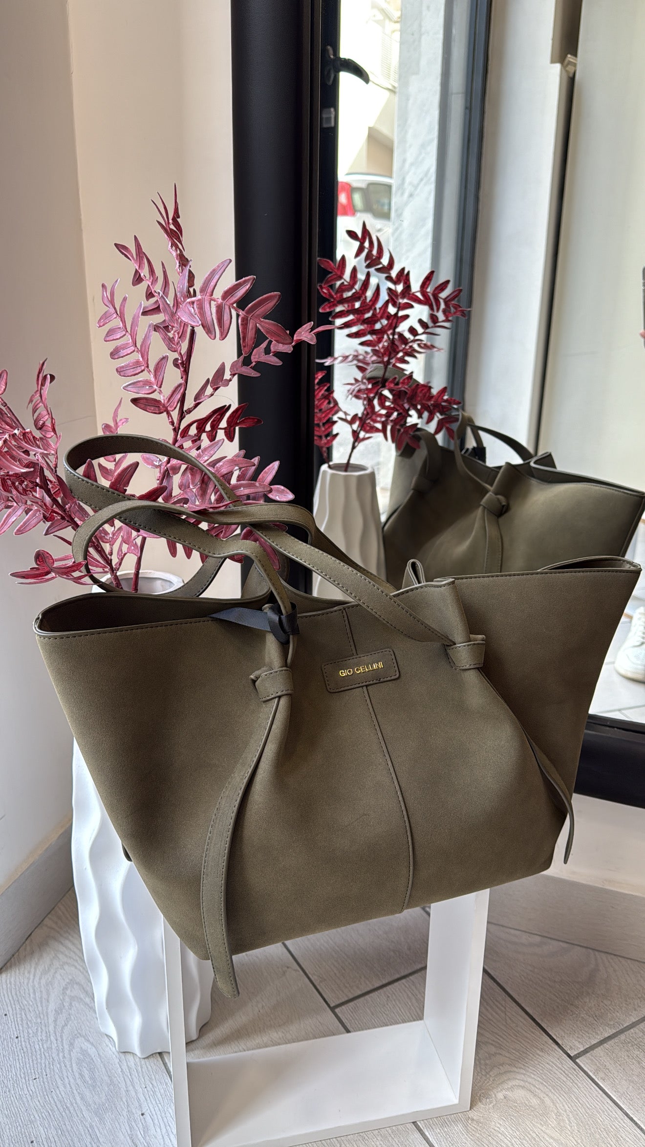 Borsa Gio Cellini Shopper Camoscio