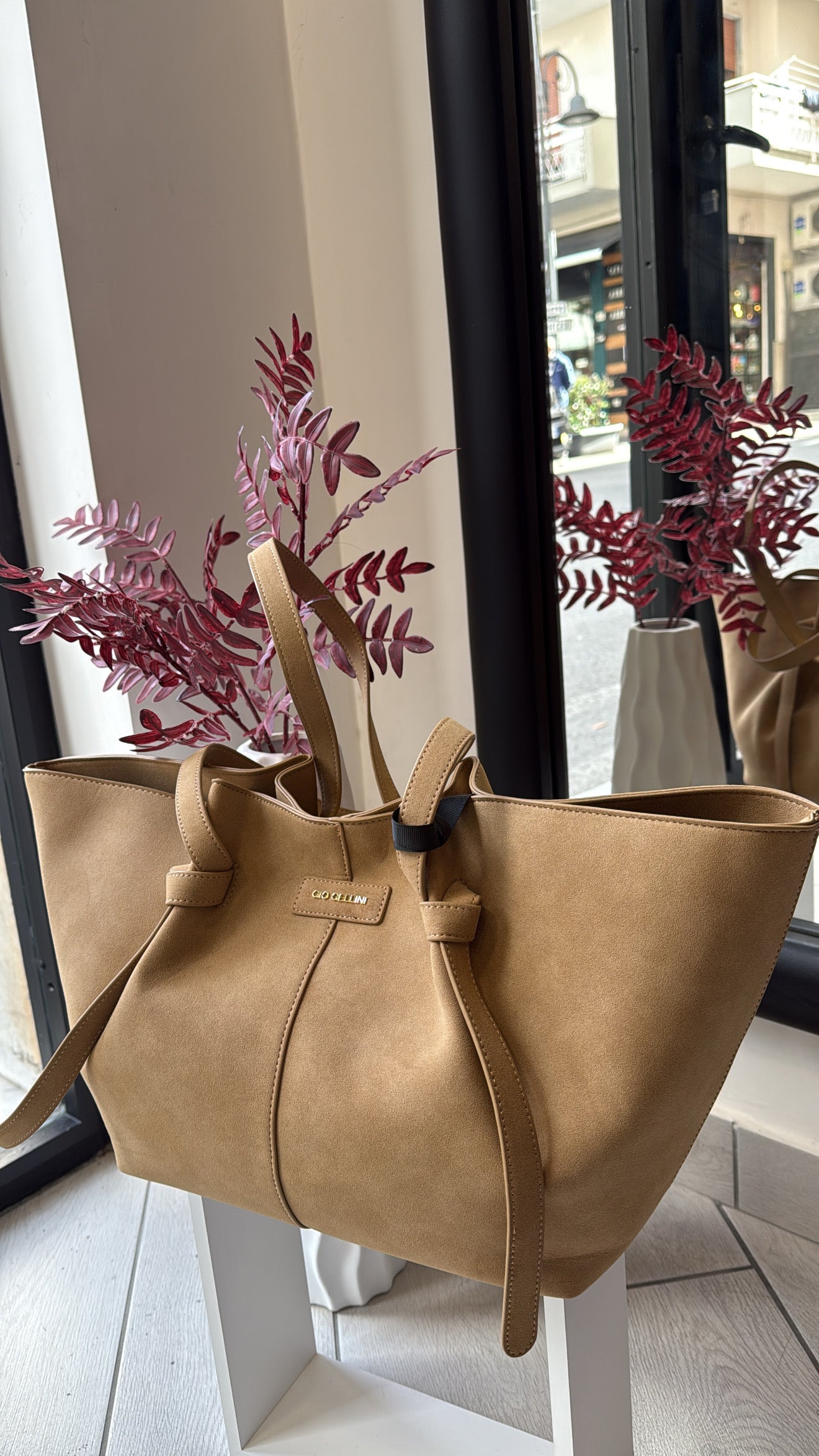 Borsa Gio Cellini Shopper Camoscio