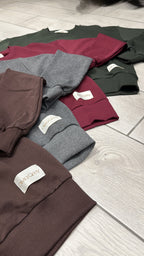 Felpa Olivia Grey basic