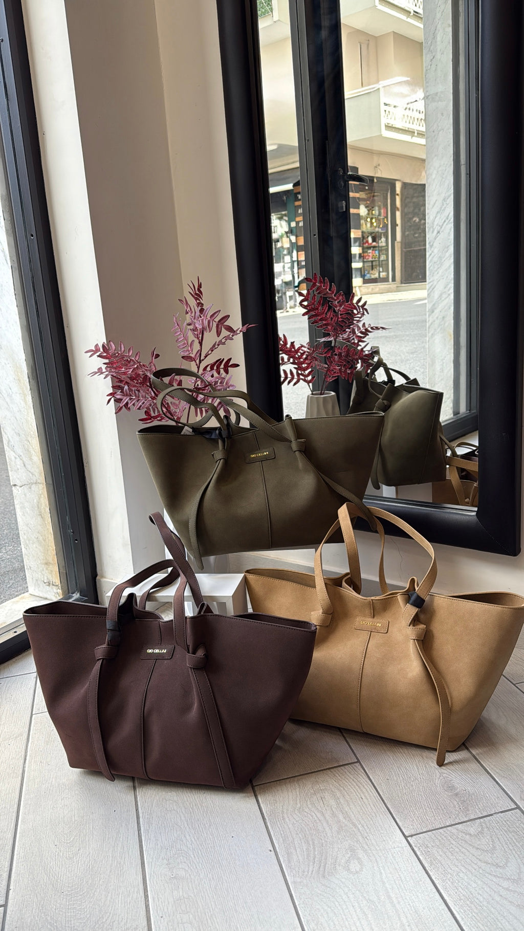 Borsa Gio Cellini Shopper Camoscio