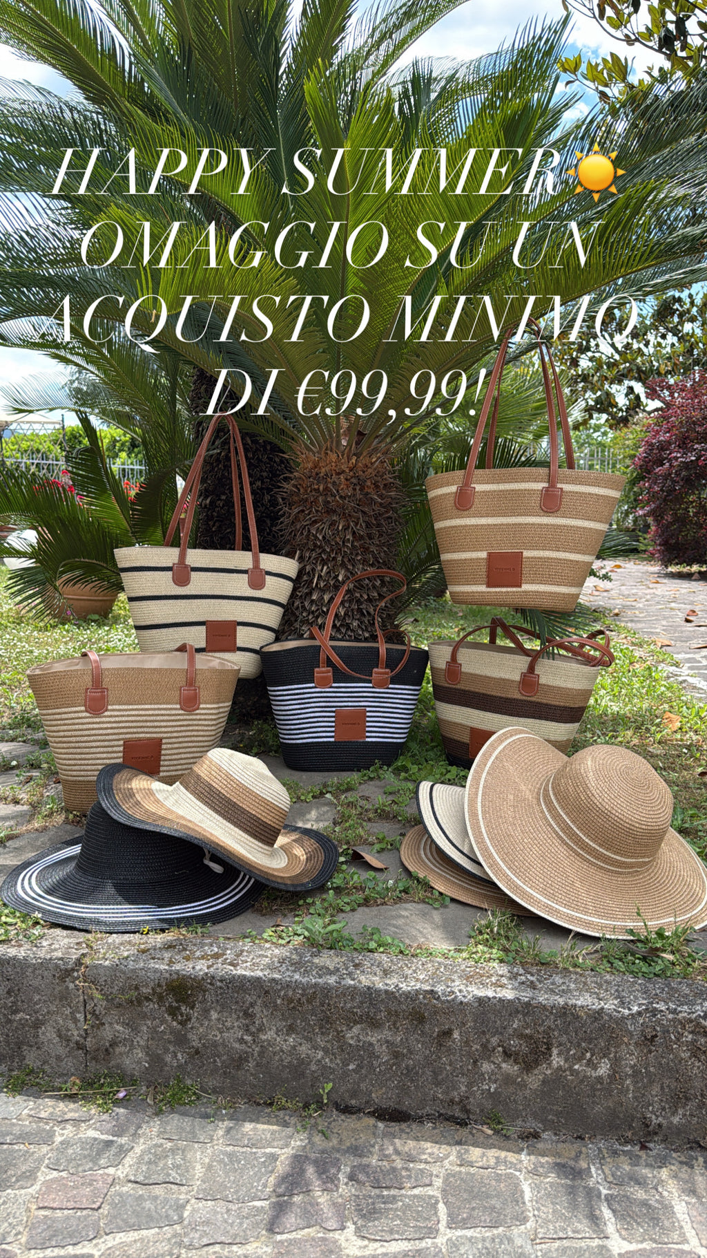 Set Beach Vivienne D Borsa+Cappello VBB274