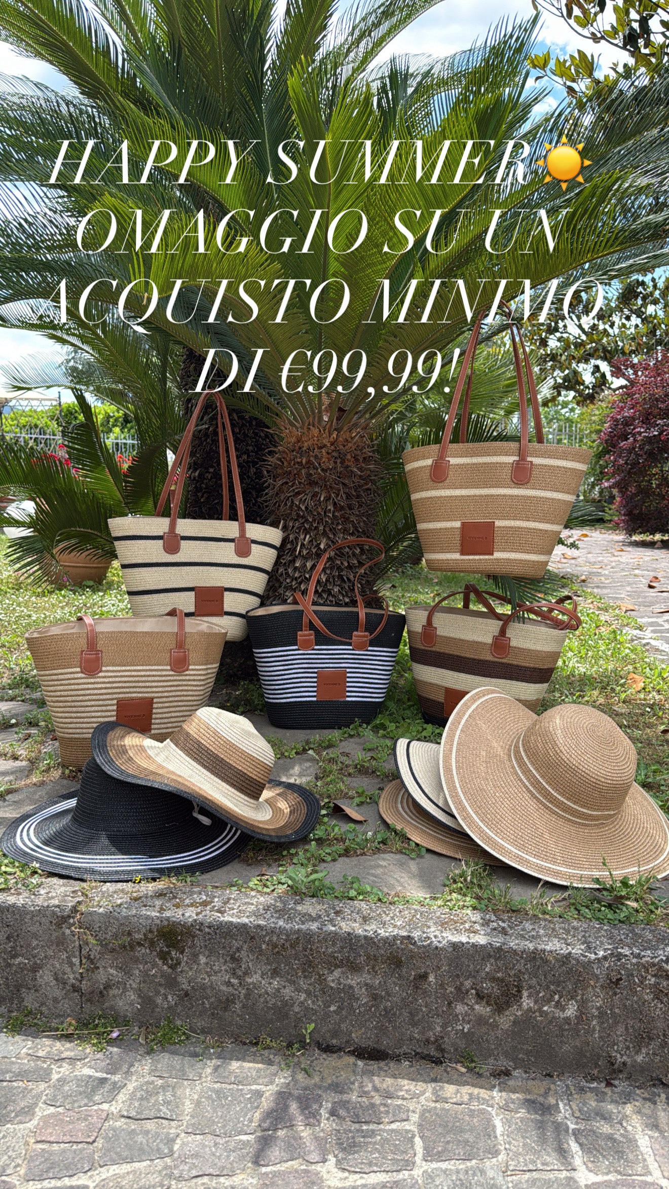 Set Beach Vivienne D Borsa+Cappello VBB274