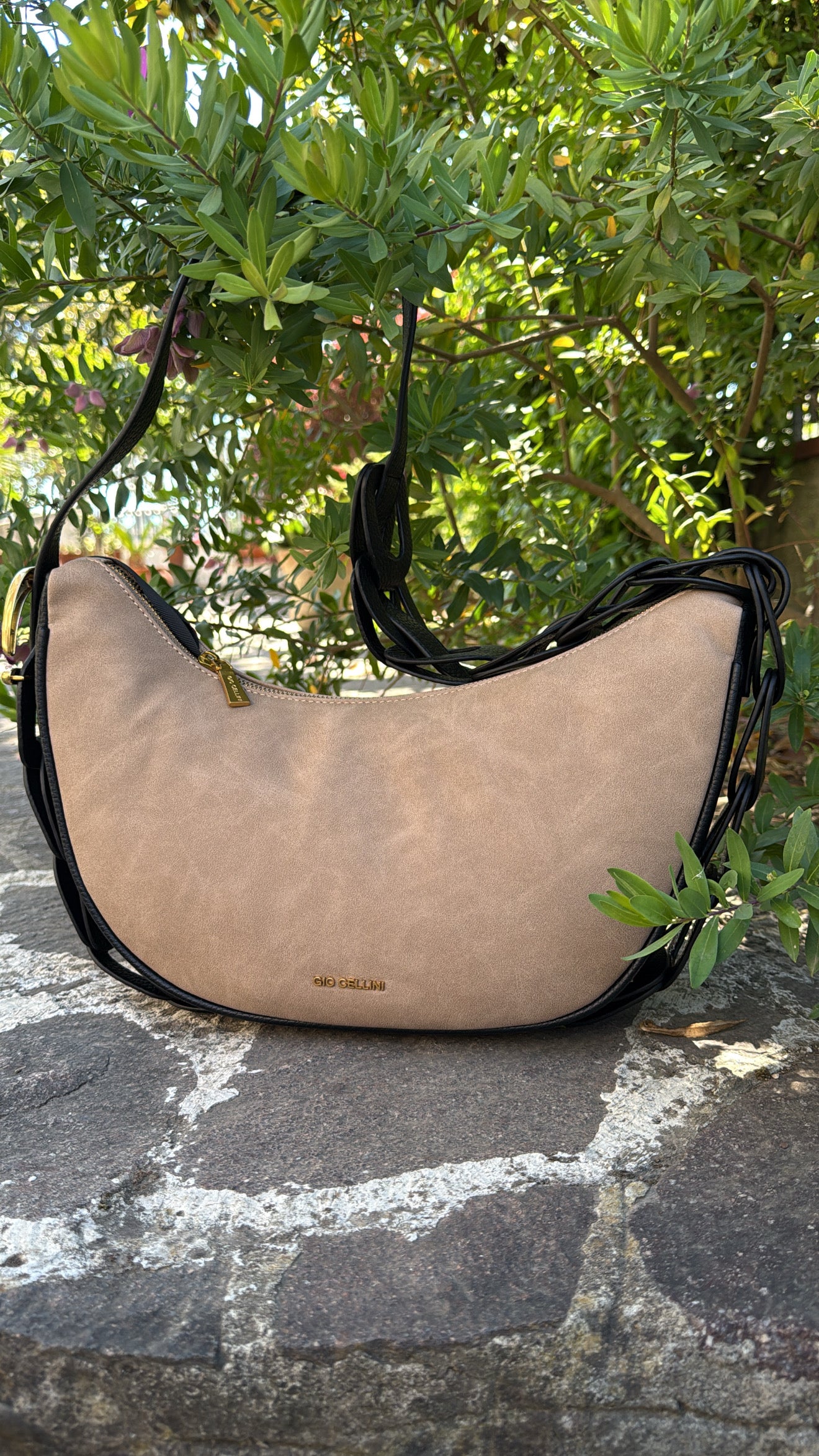 Borsa Gio Cellini MLuna Camoscio LL019
