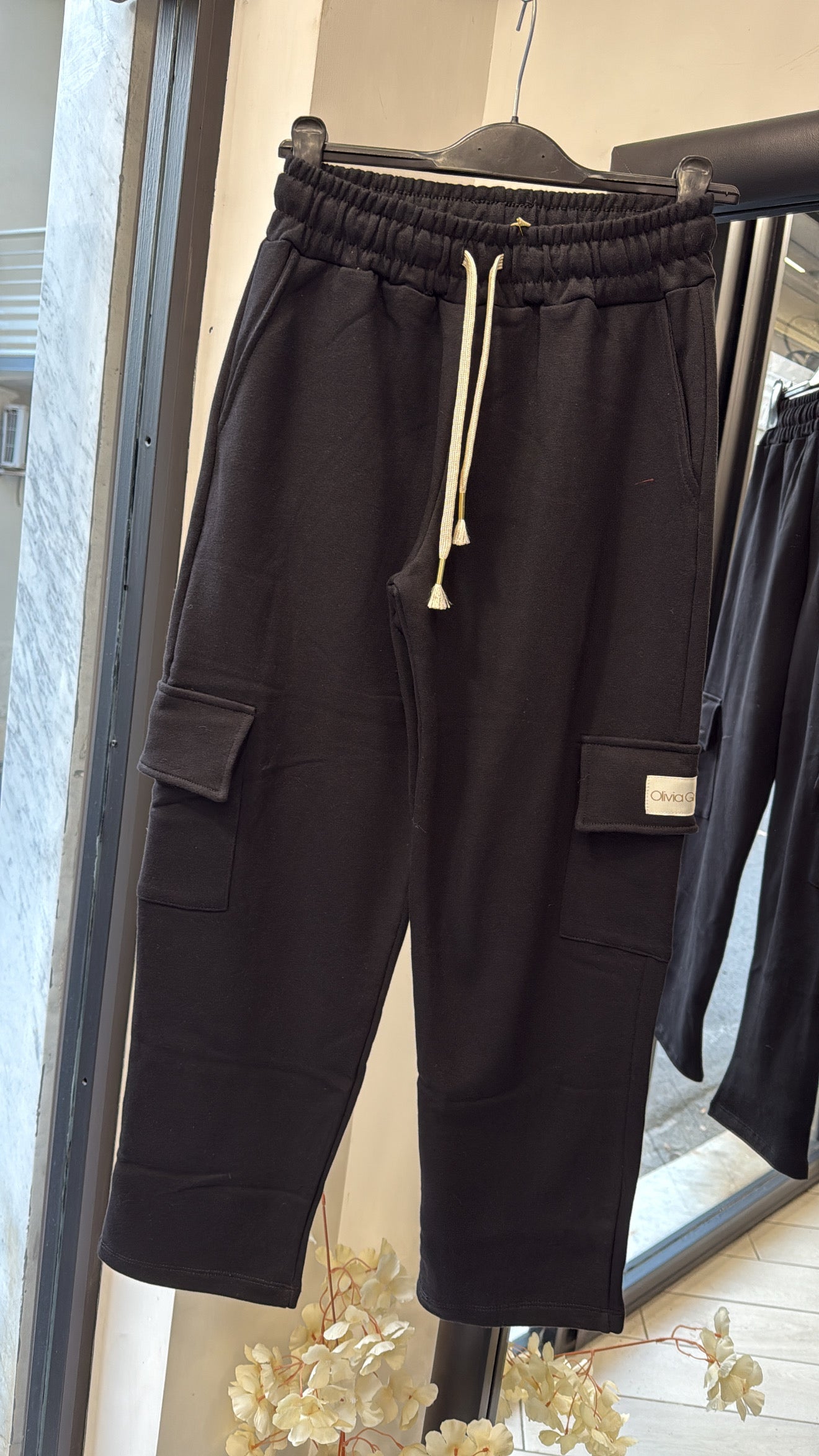 Pantalone Olivia Grey cargo