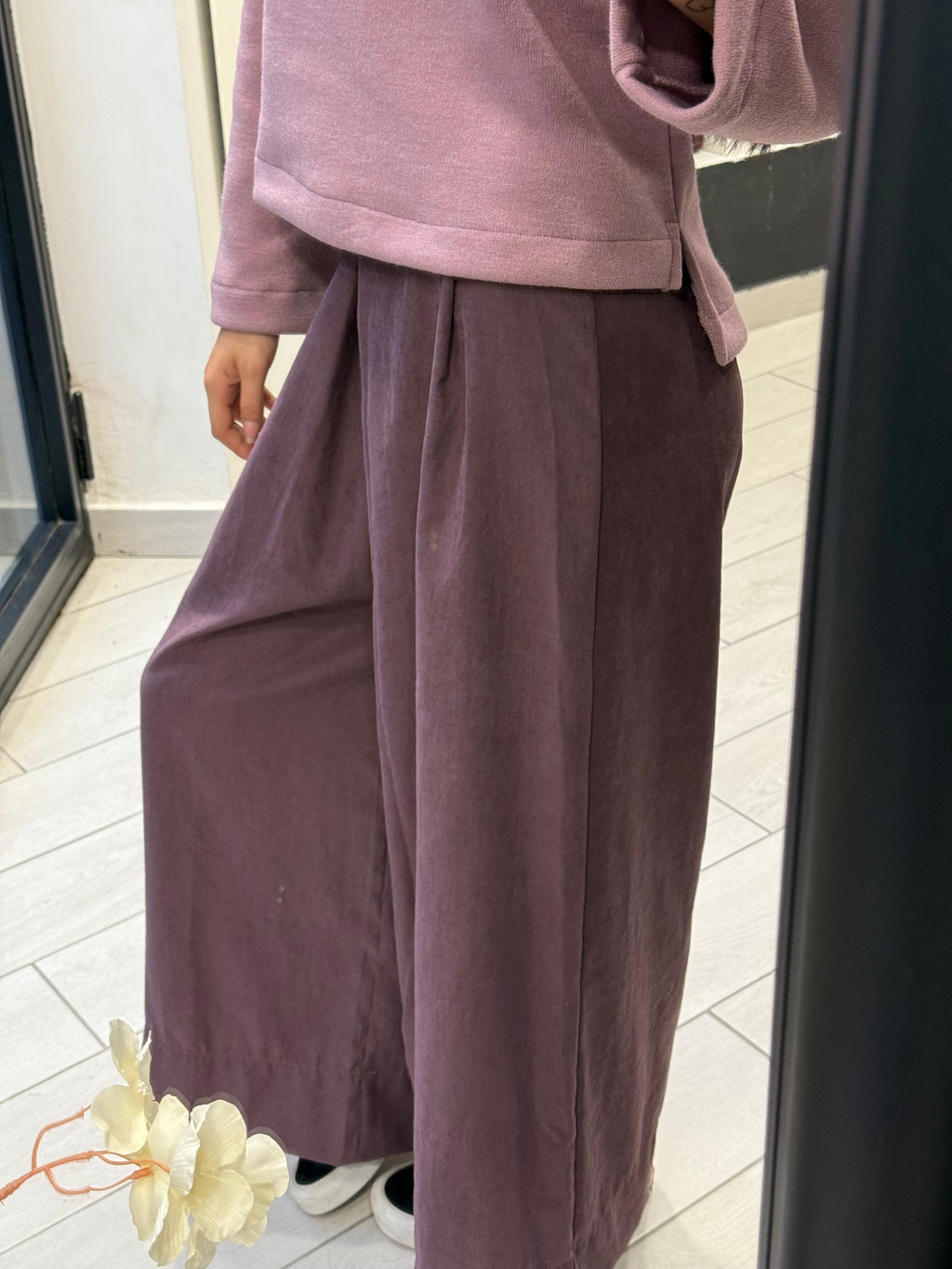 Pantaloni Olivia Grey