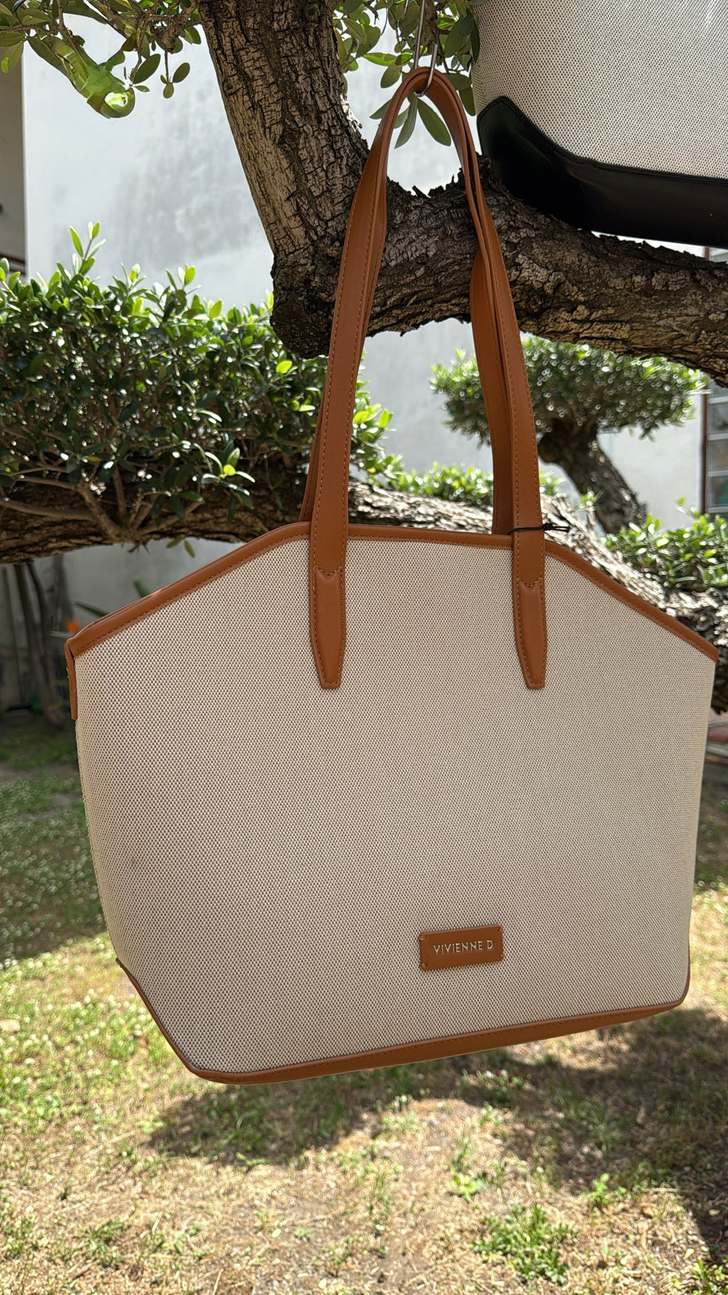 Borsa Vivienne D Shopper Canvas Fabric VFA249