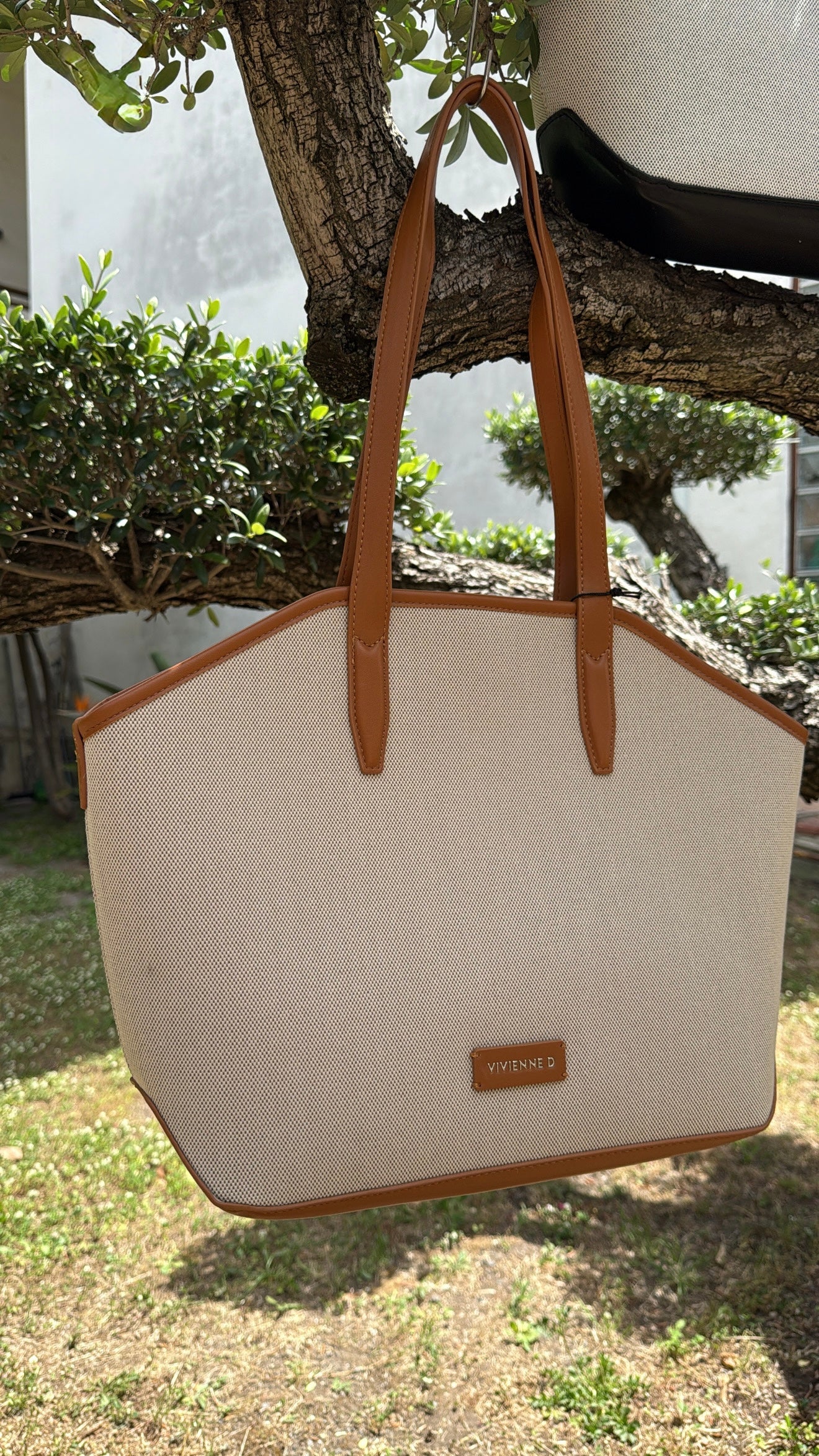 Borsa Vivienne D Shopper Canvas Fabric VFA249