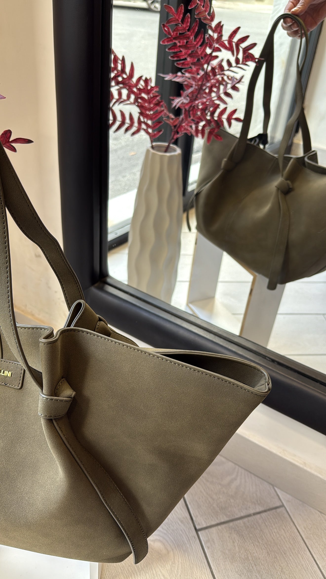 Borsa Gio Cellini Shopper Camoscio