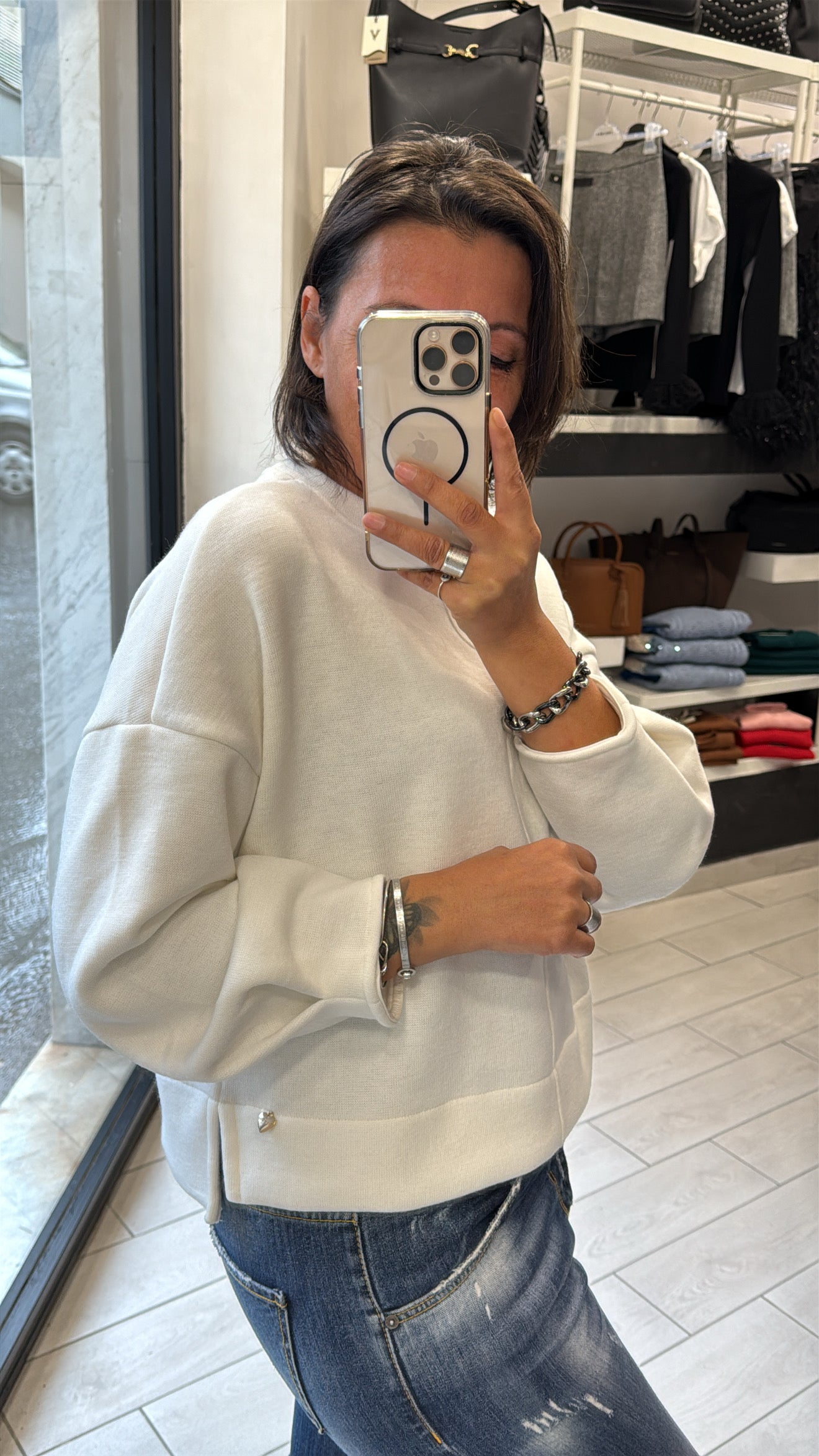 Maglia Olivia Grey