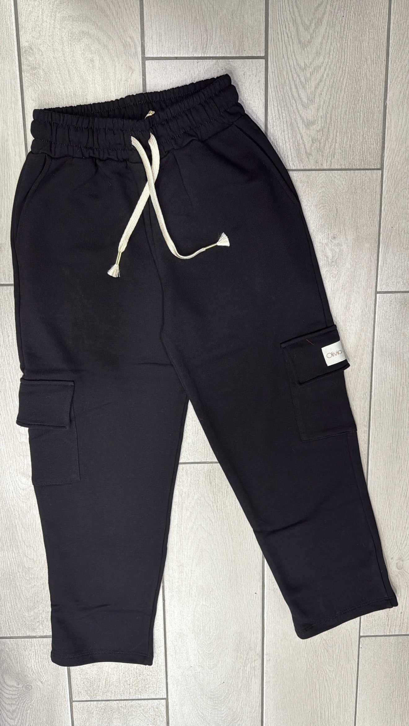 Pantalone Olivia Grey cargo