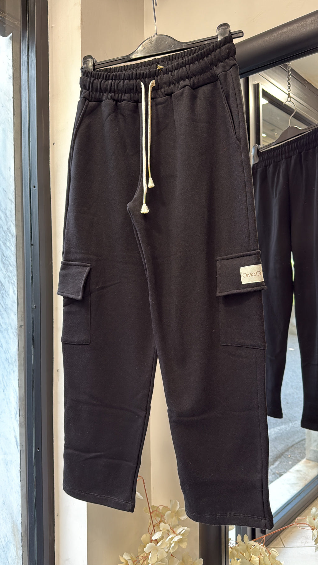 Pantalone Olivia Grey cargo