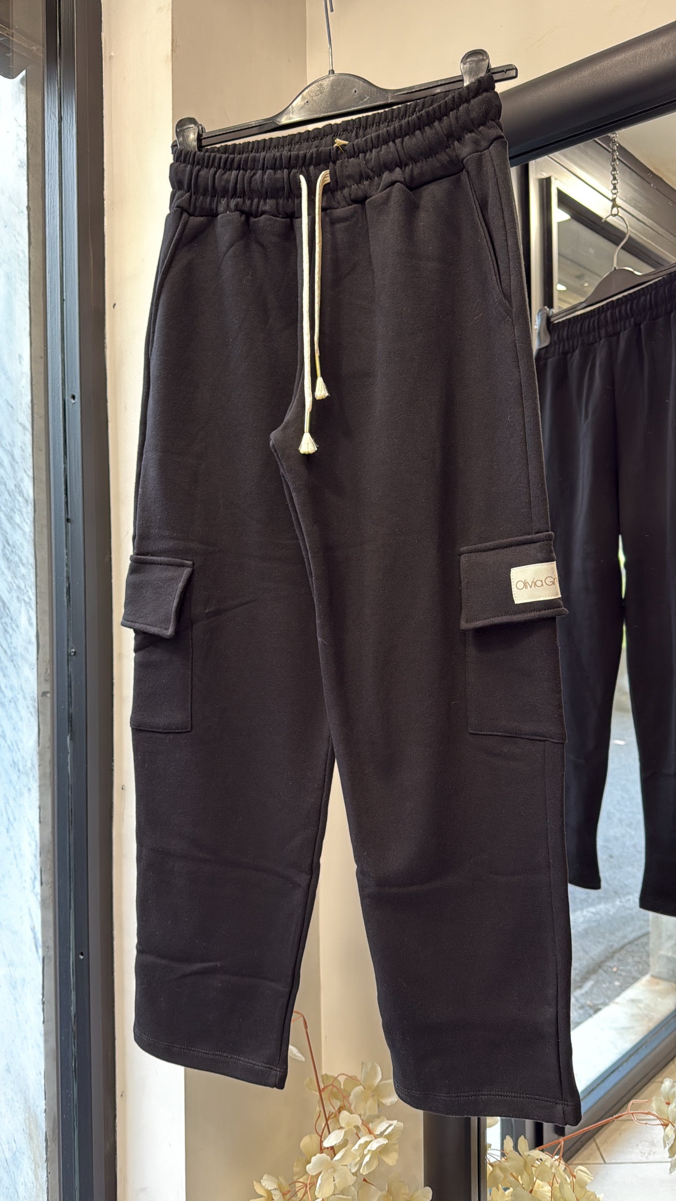 Pantalone Olivia Grey cargo