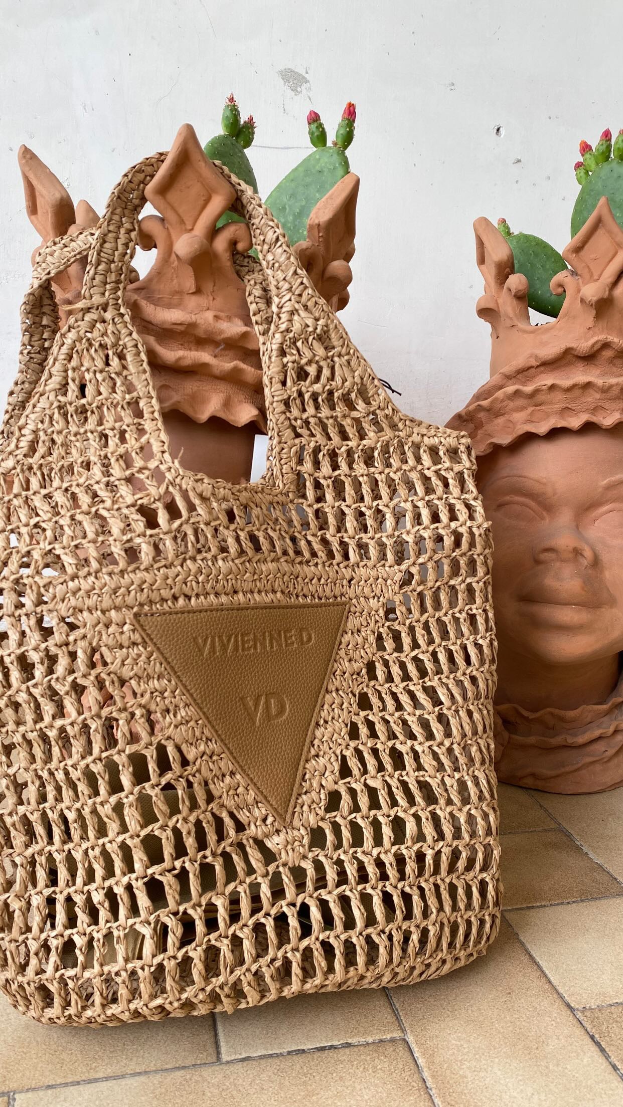 Borsa Vivienne D Summer Rafia V123