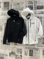 Felpa zip/ cappuccio ICON